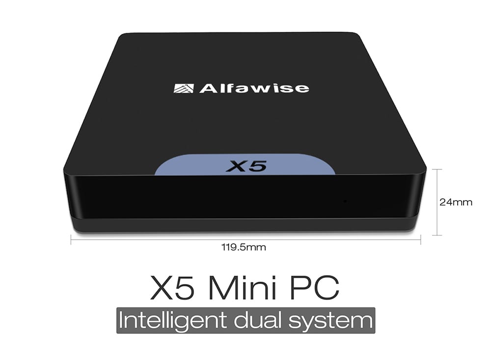 Alfawise X5 Mini PC Intel Atom X5-Z8350 Support Windows 10 / Android 5.1