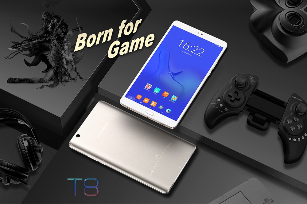 Teclast Master T8 8.4 inch Tablet PC Android 7.0 MTK8176 Hexa Core 1.7GHz 4GB RAM 64GB ROM Fingerprint Recognition 13.0MP Front Camera 