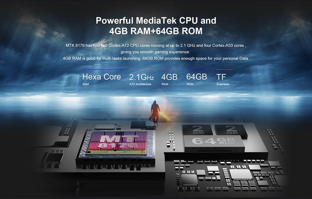 Teclast Master T8 8.4 inch Tablet PC Android 7.0 MTK8176 Hexa Core 1.7GHz 4GB RAM 64GB ROM Fingerprint Recognition 13.0MP Front Camera 