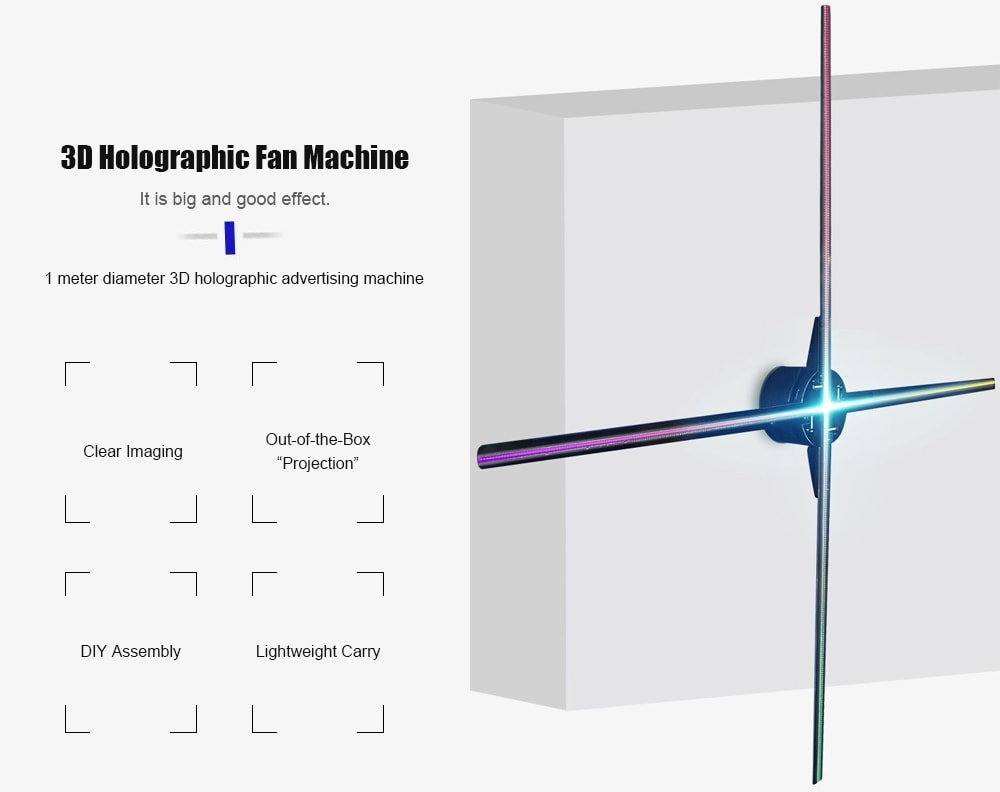 Utorch FY3D - Z5 Holographic Fan