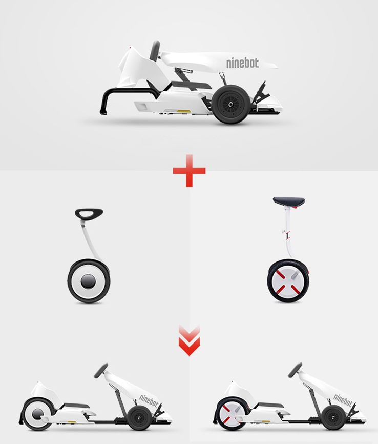 This is how the new Ninebot kart works, which you can now buy