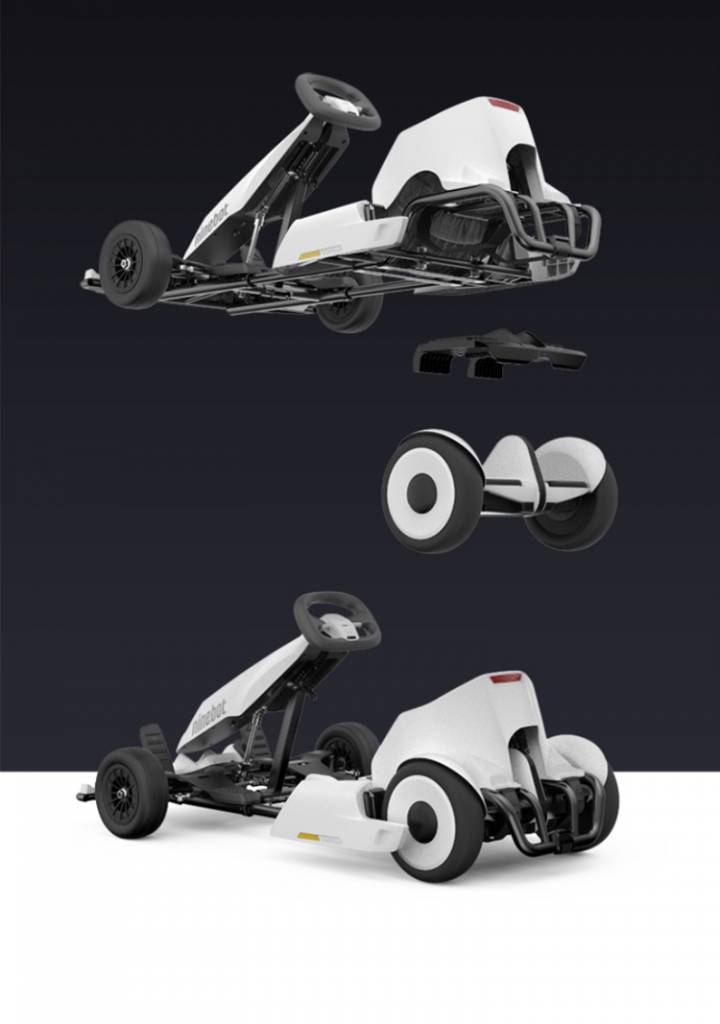 This is how the new Ninebot kart works, which you can now buy