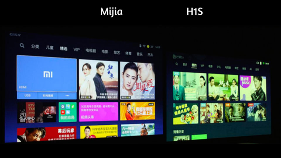 MiJia TYY01ZM VS XGIMI H1S, Which projector you should choose?