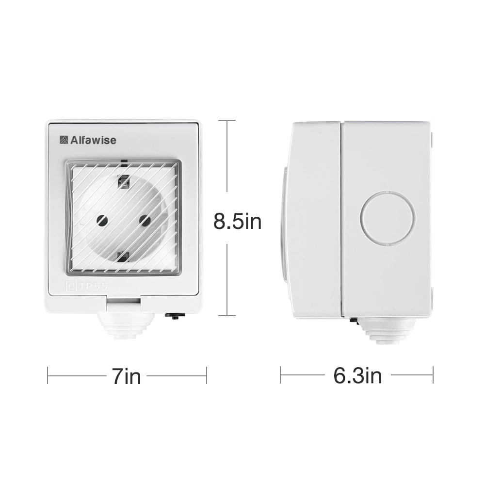 Alfawise WIFI Waterproof Wall Socket