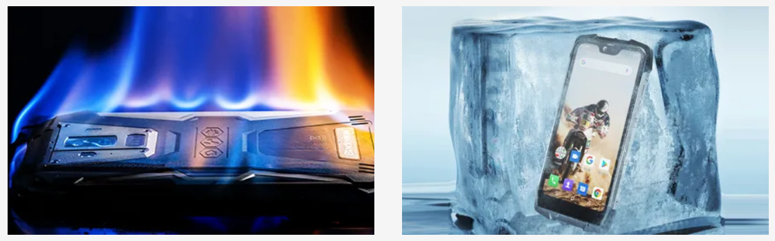 BV9700 Pro burns under alcohol and freezes in ice cubes