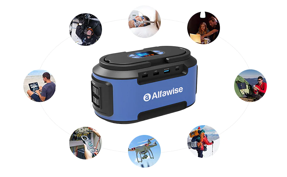 Alfawise S420 is equipped with all you need! It is your AC wall outlet,DC power source and high capacity power bank
