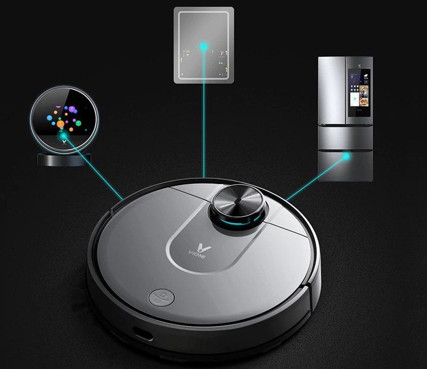 Voice-controlled sweeping robot operation via other smart device connections