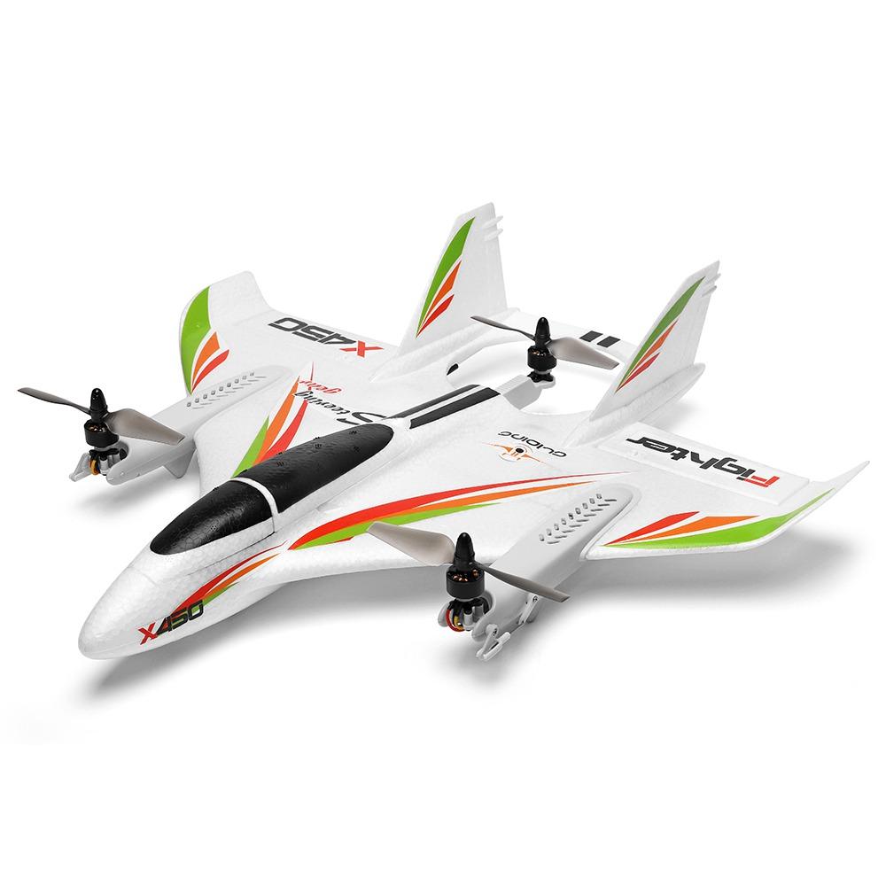 WLtoys XK X450 RC Airplane Aircraft Helicopter Fixed Wing Electronic Speed T6H5