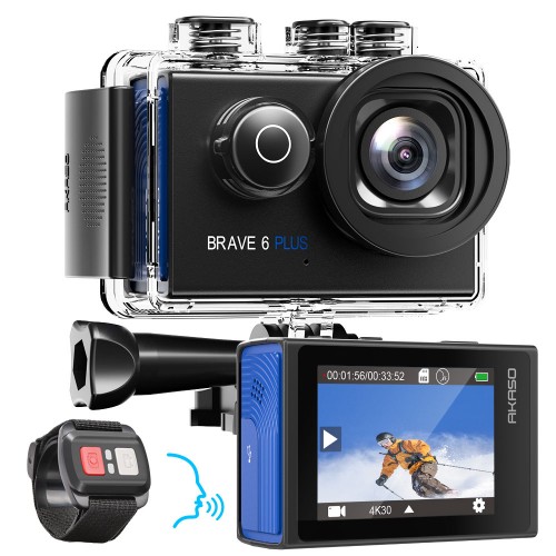AKASO Brave 6 Plus Action Camera with Voice Control is coming