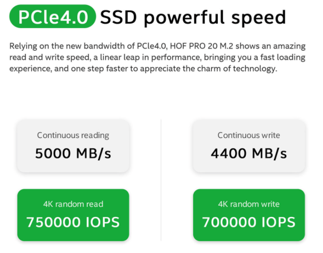 Support native PCIe 4.0